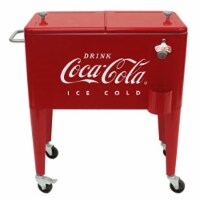 Coke Cooler 60QT-IC RED/RED/SLVR