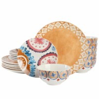 Spice by Tia Mowry Savory Saffron 18 Piece Dinnerware Set - Honey Gold