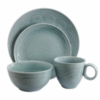Gibson 92456.16 Alemany 16Pc Dinnerware Set - Aqua