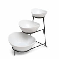 VM International Gracious Dining 3-Tier Serving Set Perspective: Main