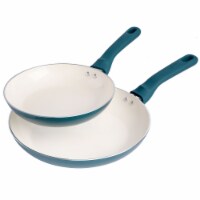 Spice by Tia Mowry Savory Saffron 2-Piece Fry Pan Set