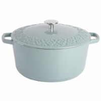 Spice by Tia Mowry Savory Saffron 6Qt Cast Iron Dutch Oven - Mint