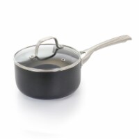 Oster 127510.02 2.5 qt. Palladium Aluminum Sauce Pan with Glass Lid