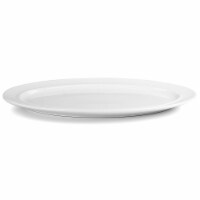 Martha Stewart Classic Ceramic Oval Platter - White