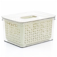 Martha Stewart Flat Fresh Keeper Container Set 3 H x 7 W x 11 14 D