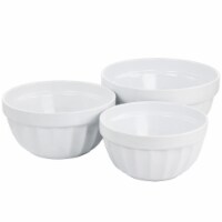 Martha Stewart Stoneware Bowl Set - White