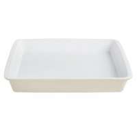 Martha Stewart Beige Stoneware Baker