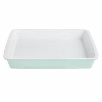Martha Stewart Mint Stoneware Baker