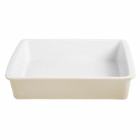 Martha Stewart Beige Stoneware Baker
