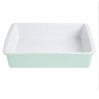 Martha Stewart Mint Stoneware Baker