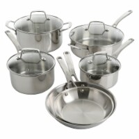 Martha Stewart Stainless Steel Silver Cookware Set