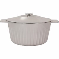Martha Stewart Round Gray Casserole Dish
