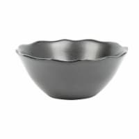 Sur La Table Scalloped Cereal Bowl - Black