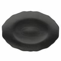 Sur La Table Scalloped Serving Platter - Black