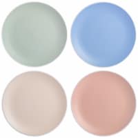 Spice by Tia Mowry Creamy Tahini 4 Piece Dinner Plate Set