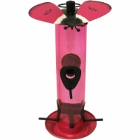 Heath Outdoor Products 21519 Gossamer Bird Tube Feeder, Pink