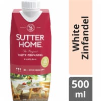 Sutter Home White Zinfandel California Pink Wine 500 ml Box Perspective: Main