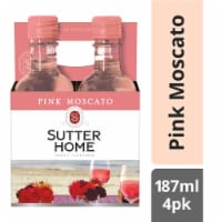 Sutter Home Pink Moscato California Pink Wine 4 bottles/ 187 ml Perspective: Main