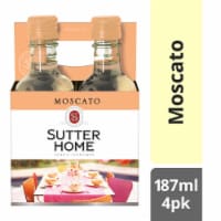 Sutter Home Moscato California White Wine 4 bottles/ 187 ml Perspective: Main