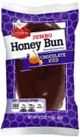 Cloverhill Jumbo Honey Bun Chocolate Iced - 4.75oz Multi Pack (12 Pack) Perspective: Main