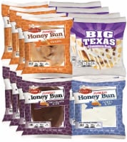 Cloverhill Bakery Ultimate Honey Bun Variety Pack | Big Texas, Chocolate, Iced and Glazed | 1