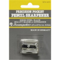 Baumgartens Pencil Sharpener Single Hole SILVER ()