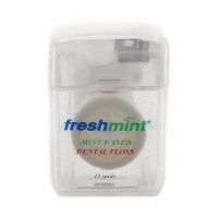 Freshmint Mint Flavor Dental Floss 12 Ct