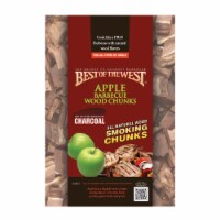 Best of the West 1/5 Cu. Ft. Bag of Real Natural Smoking Wood Chunks, Apple