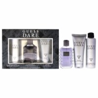 Guess Guess Dare 3.4oz EDT Spray, 6.0oz Deodorant Body Spray, 6.7oz Shower Gel 3 Pc Gift Set