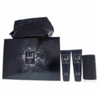 Dunhill Icon Elite 3.4oz EDP Spray, 3oz Shower Gel, 3oz After Shave Balm, Pouch 4 Pc Gift Set