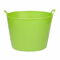 Little Giant 11 Gallon Heavy Duty Farm Bucket Poly/Rubber Flex Tub with Handles Perspective: Main