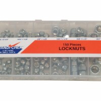 Itw Bee Leitzke Hx LockNt Asrt,Zinc Plated,Steel,150PK  WWG-DISP-LNUT150C-1