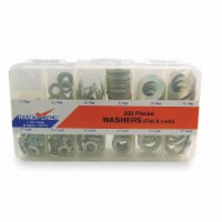 Itw Bee Leitzke Wshr Assrt,Zinc Plated,Steel,232PK WWG-DISP-FW232