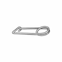 Itw Bee Leitzke SafetyPin,Zinc,0.148x3 3/4,Sq,Pk10 WWG-SFPH-005