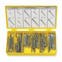 Itw Bee Leitzke Cotter Pin Asst,18-8,550 Pcs,7 Sizes WWG-DISP-CPS550HC