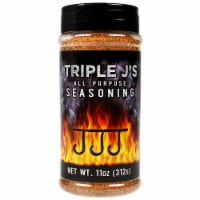 Triple J's All Purpose Seasoning 11 Oz Shaker Bottle Beef Pork Chicken Other