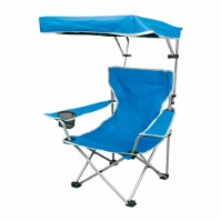 Quik Shade 8015822 37 in. Adjustable Blue Canopy Folding Kids Chair