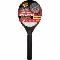Black Flag Handheld Bug Zapper Racket - Black Perspective: Main