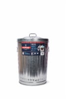 Behrens™ Garbage Can with Lid - Silver