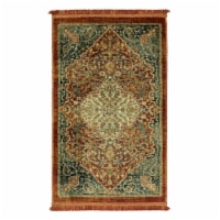 Mohawk Home Antoinette Fringe Accent Rug - Spice Perspective: Main