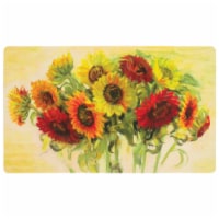 Mohawk Home Gathering Sunflowers Comfort Kitchen Mat
