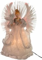 Kurt Adler (UL2192) Fiber-Optic Multi-Colored Angel Lighted Treetop, 14