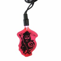 Kurt Adler 10 Red Sons of Anarchy Grim Reaper LED Mini Christmas Lights - 8.75 ft Black Wire