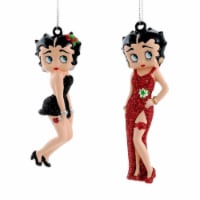 Holiday Ornament Nightlife Betty Boop Plastic Christmas High Heels Bb1151
