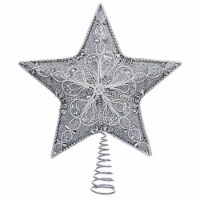 Kurt Adler (S4341) Star Treetop, Silver, 13.5