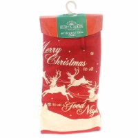 Christmas Reindeer & Santa Tree Skirt Polyester Christmas Ts0151