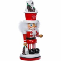 Kurt Adler Coke Nutcracker with Polar Bear Hat, 15