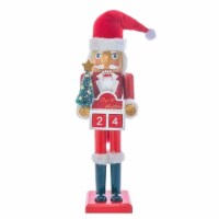 Christmas Santa Calendar Nutcracker Wood Countdown Days C5874