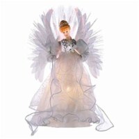 Kurt Adler (UL2192LED)  Multi Color Fiber Optic LED Angel Christmas Treetop, 14