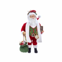 Kurt S. Adler Kringles Red, Green and White Santa, 18